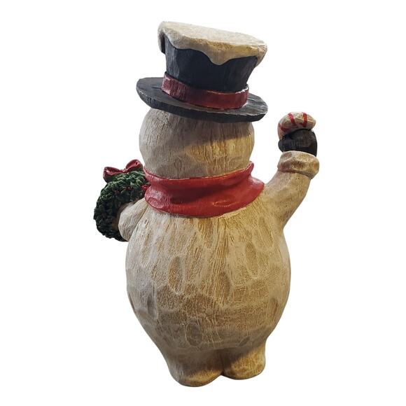Snow Country Christmas 2018 Resin Snowman Shelf Sitter Adult's 10" Holiday Decor - Picture 2 of 10